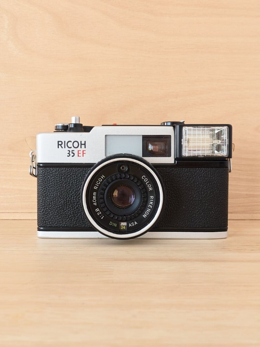 Ricoh 35 EF 35mm Point and Shoot Film Camera 40mm f2.8 Color Rikenon Lens